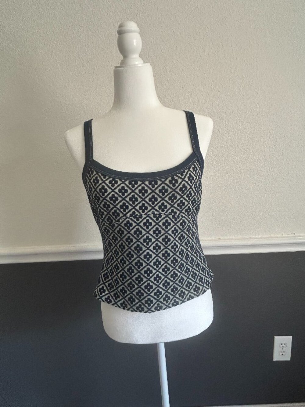 Free People floral tank top